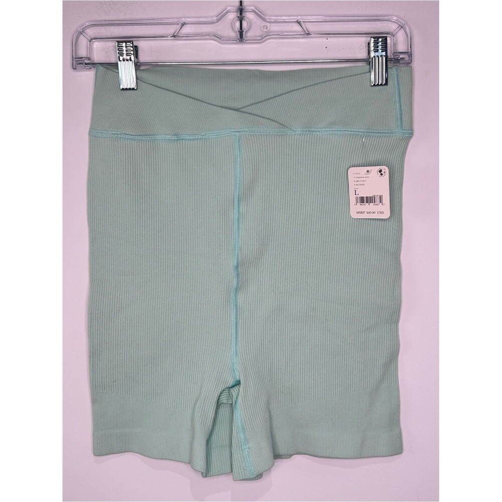 NWT Free People Shorts Turquoise Mint Color Size Large